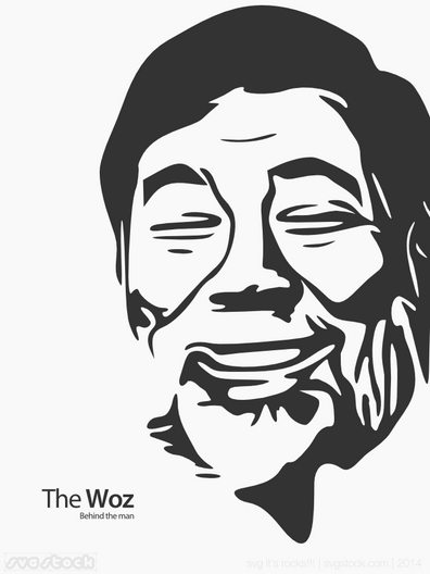 Caricature of Steve Wozniak